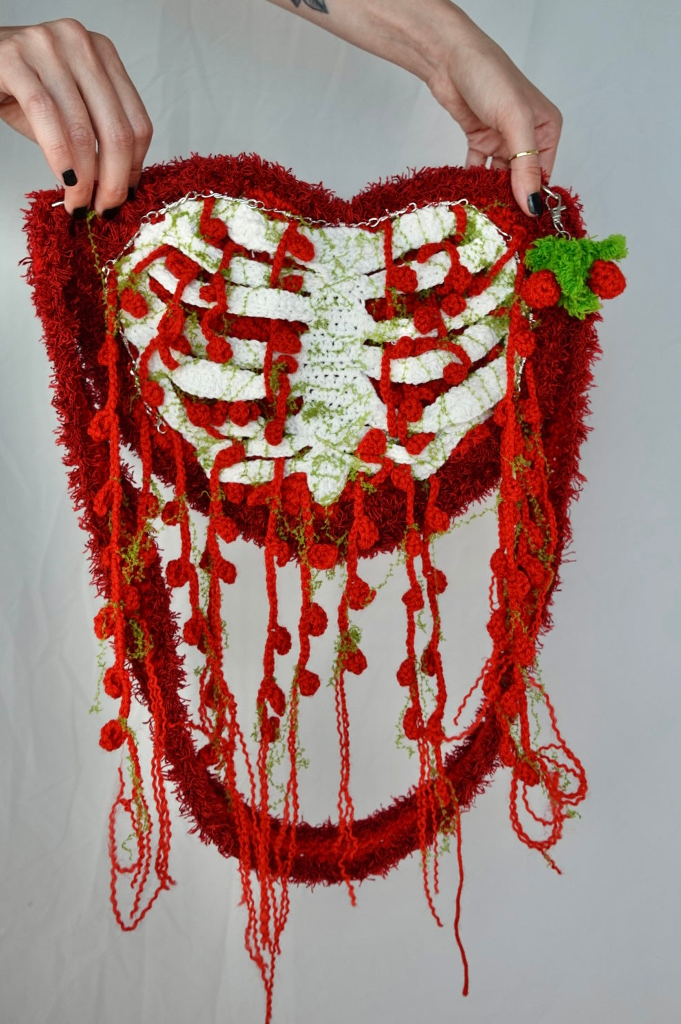 Heart-Shaped Ribcage Bag