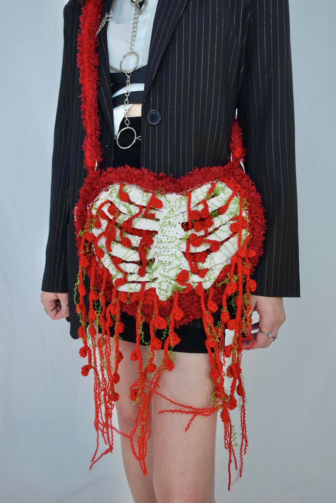 Heart-Shaped Ribcage Bag