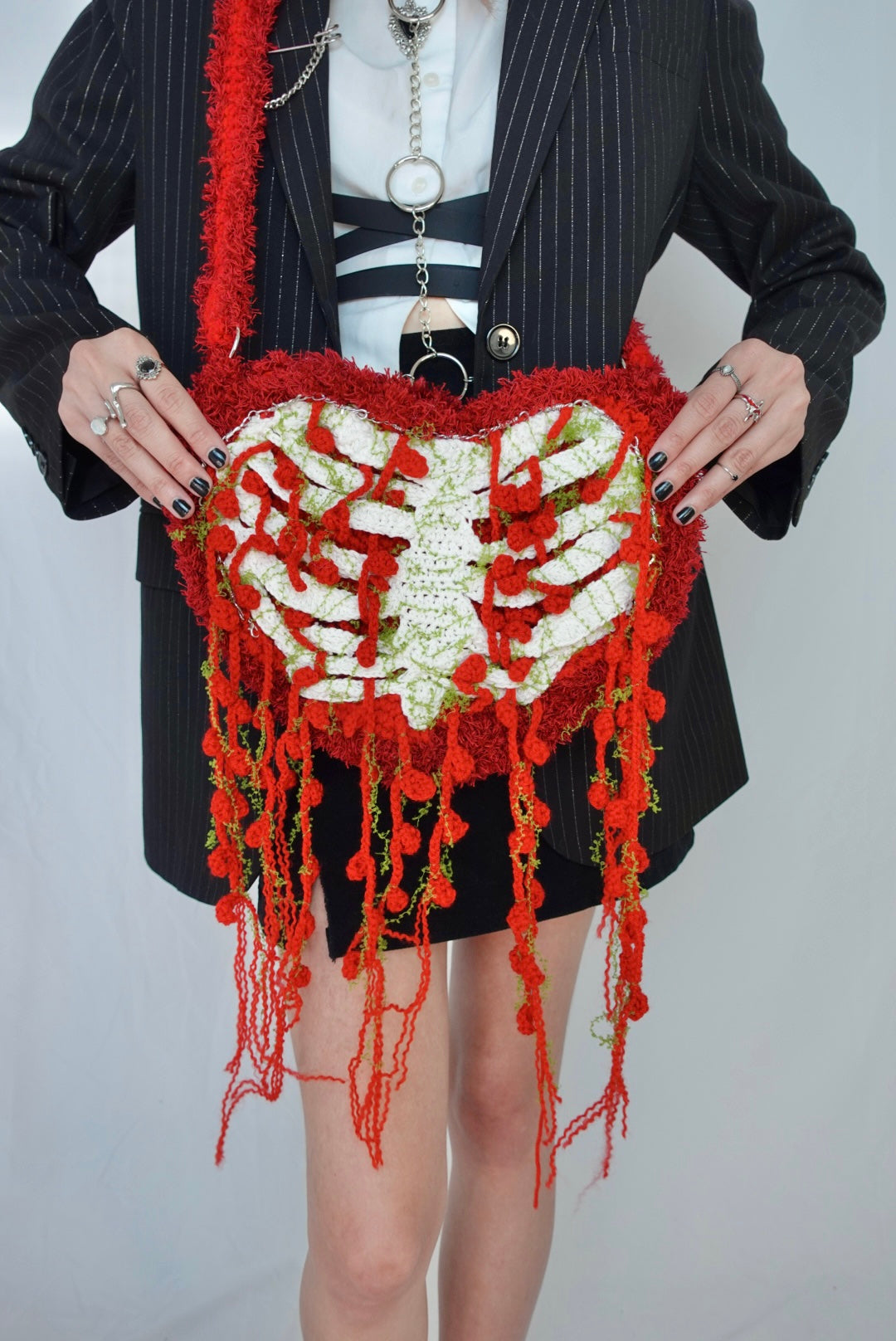 Heart-Shaped Ribcage Bag