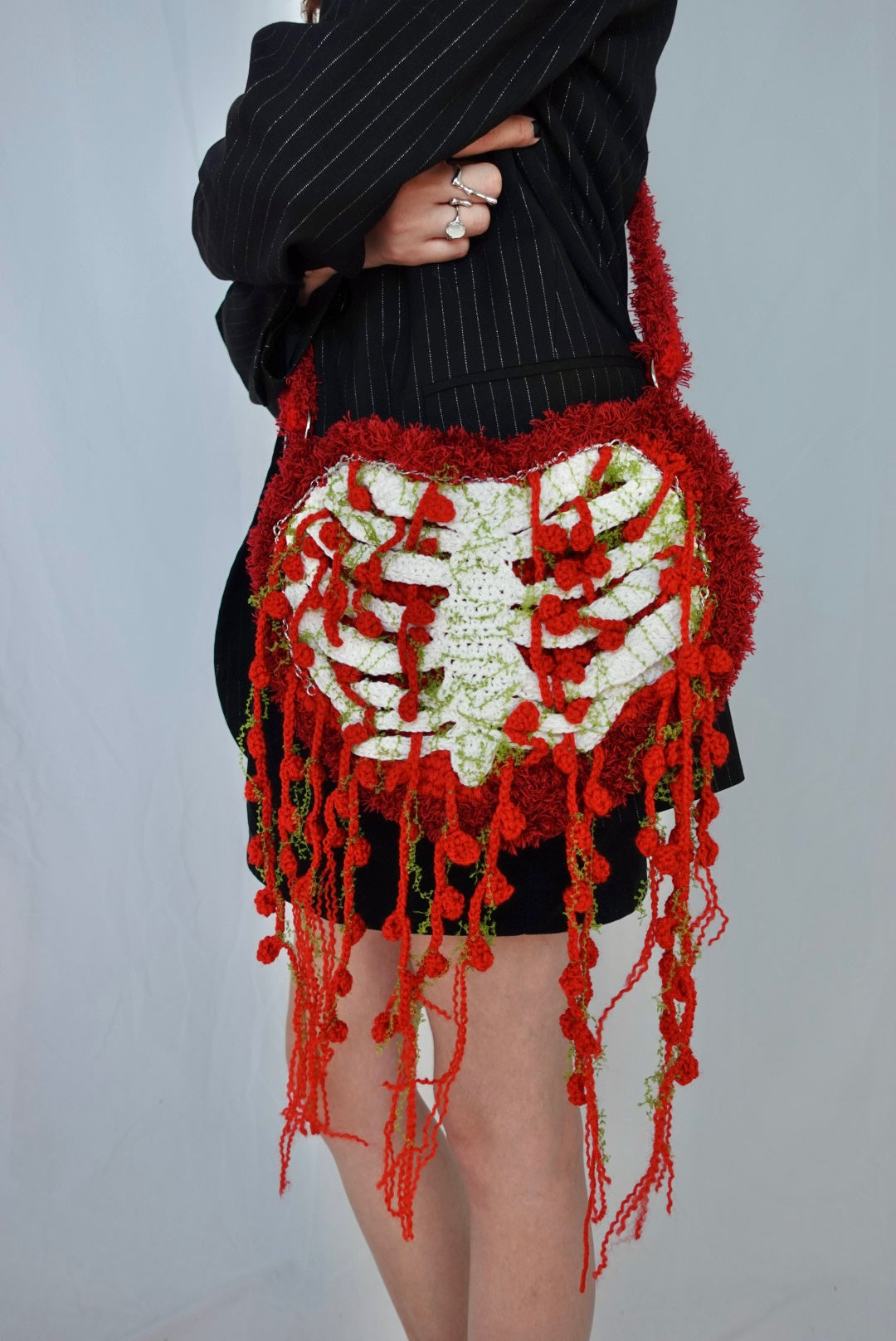 Heart-Shaped Ribcage Bag