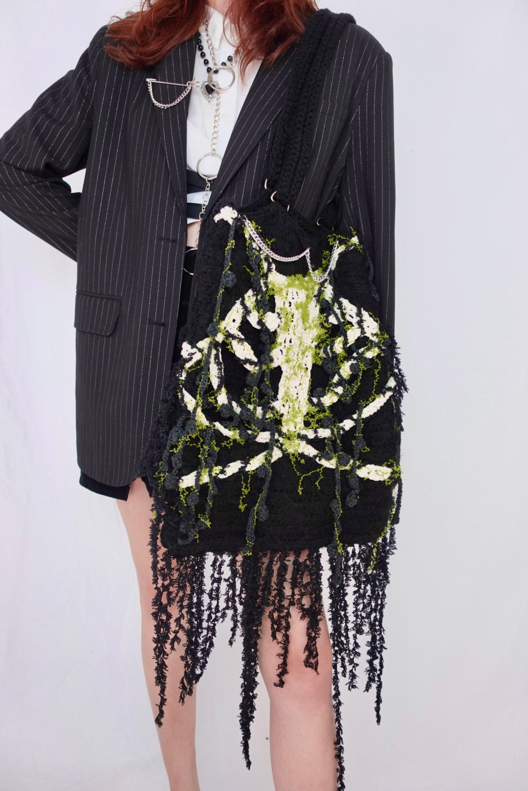 Black Ribcage Bag