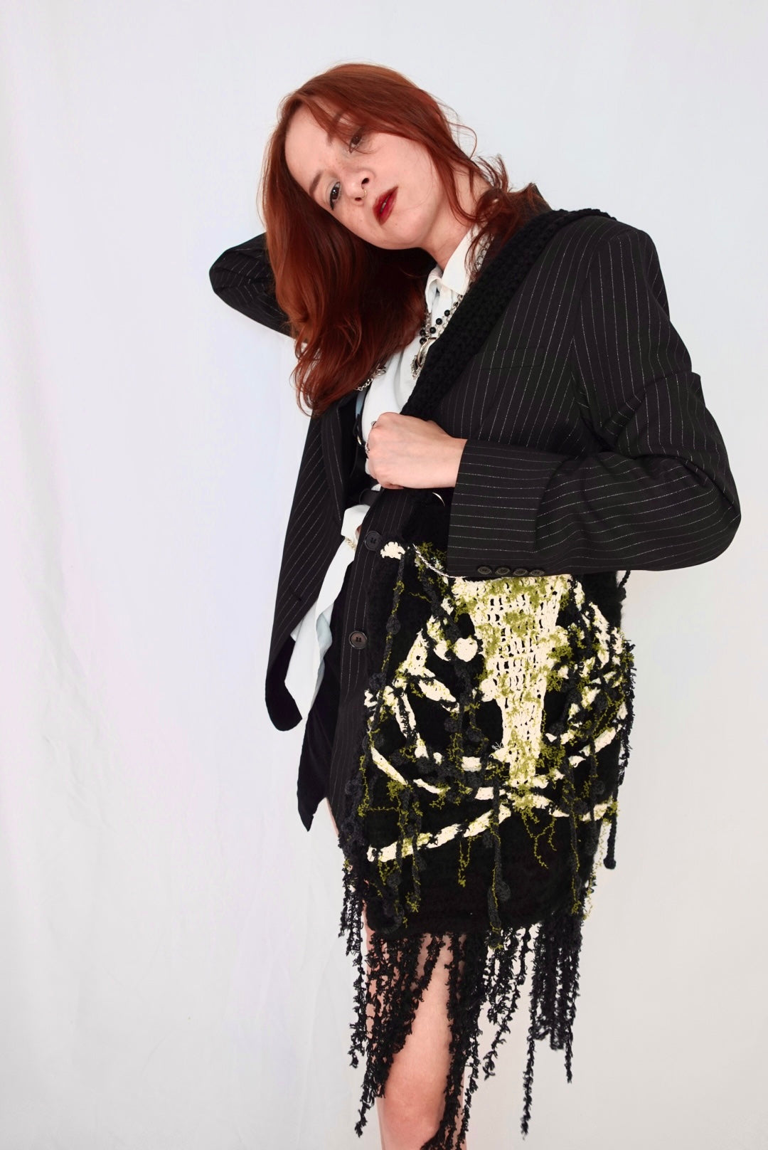 Black Ribcage Bag