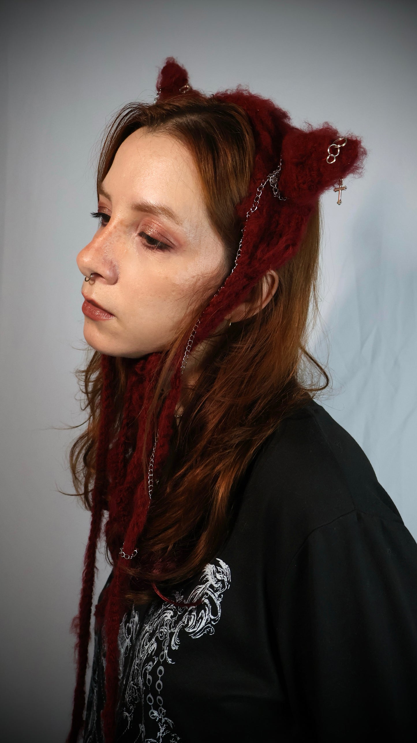 Devil Crochet Bonnet