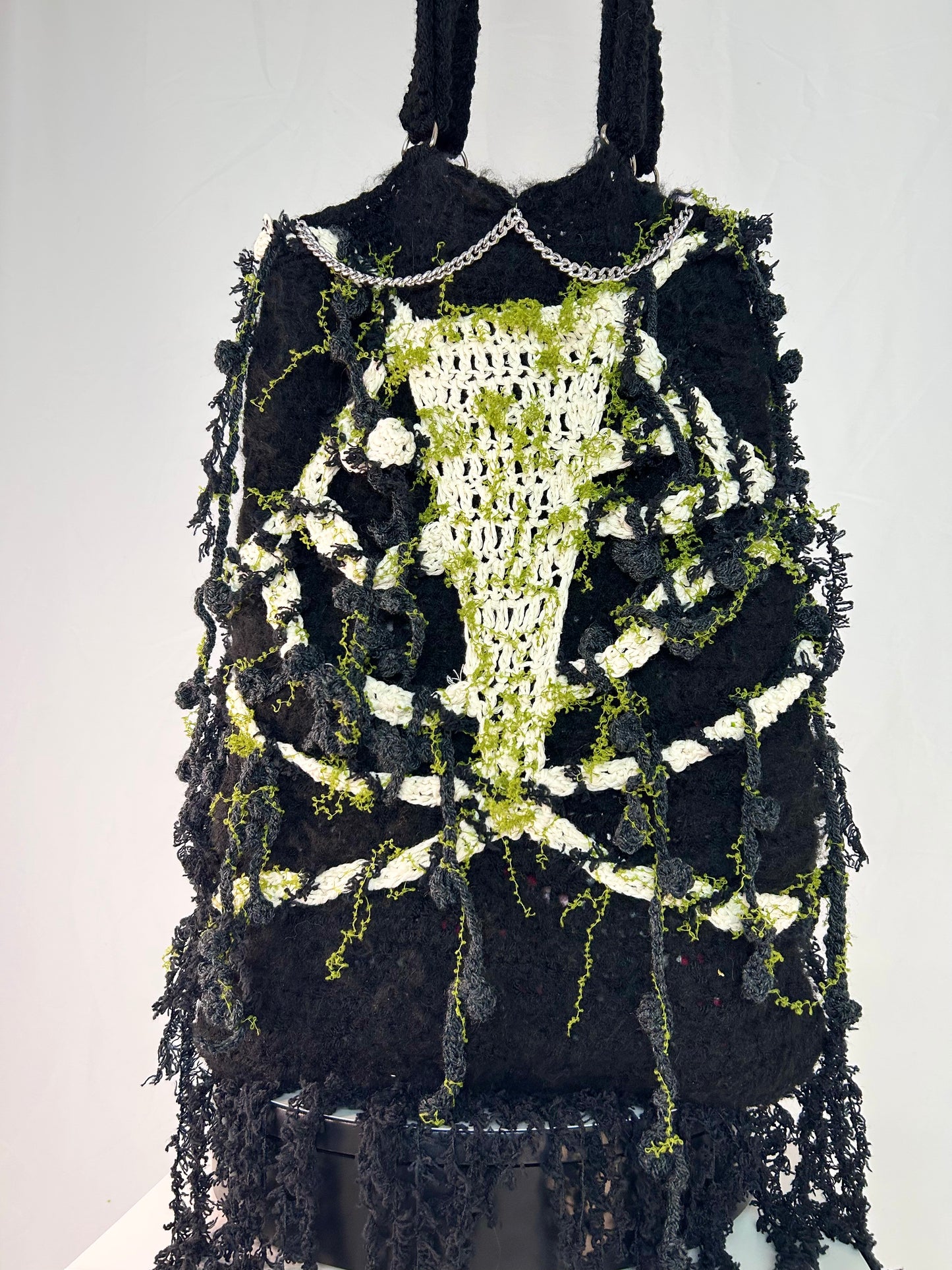 Black Ribcage Bag